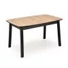 BARRIL bővíthető étkezőasztal (130-170 cm) - artisan tölgy / fekete