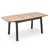 BARRIL bővíthető étkezőasztal (130-170 cm) - artisan tölgy / fekete