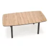 BARRIL bővíthető étkezőasztal (130-170 cm) - artisan tölgy / fekete