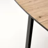 BARRIL bővíthető étkezőasztal (130-170 cm) - artisan tölgy / fekete