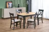 BARRIL bővíthető étkezőasztal (130-170 cm) - artisan tölgy / fekete