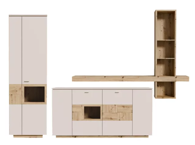 Lunar nappali szett - homok/artisan tölgy