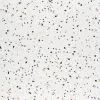 ARAMIS - Kerek asztal (120 cm) terrazzo minta/fehér