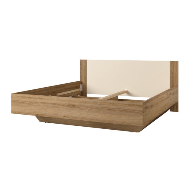 Vertina ágykeret 180 (24DBNH32) - vadtölgy/bézs