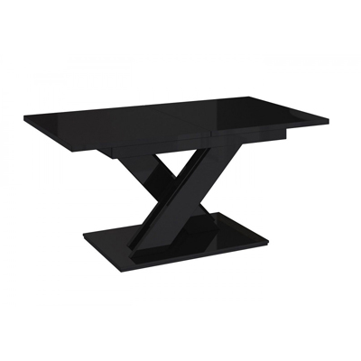 BRONX - Étkezőasztal - magasfényű fekete