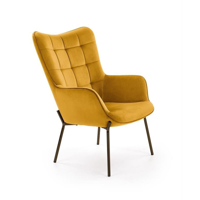 CASTEL - fotel - Mustársárga