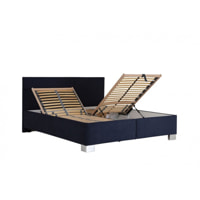 Reflex 160 Boxspring franciaágy (ágyráccsal) - kék