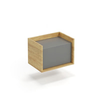 MOBIUS 1D - Kisszekrény (Hikoridió/porszürke)