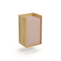 MOBIUS 1D - Szekrény (Hikoridió/antik rózsaszín)