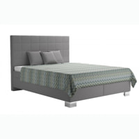 Vilma 160 franciaágy (ágyráccsal, matrac nélkül) - Geo 20/ Prima 13 grey