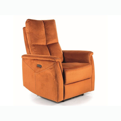 NEPTUN M - Relax fotel (masszásfunkció, fűthető) fahéj