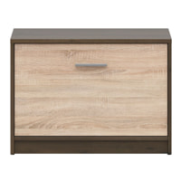 BRW NEPO PLUS alacsony cipősszekrény - nemes tölgy/sonoma (SFK1K)