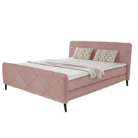 EMIA 180 - Boxspring ágy (rózsaszín)