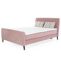 EMIA 140 - Boxspring ágy (rózsaszín)