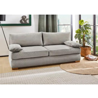 Doroti, ágyazható, ágyneműtartós kanapé - bordázott mintájú, szürke