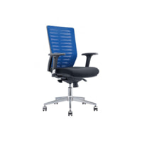 Béta Mid hálós háttámlás forgószék - Kék