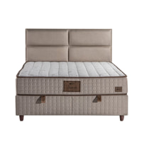 SUNSET New boxspring ágy (160 x 200 cm) - krém
