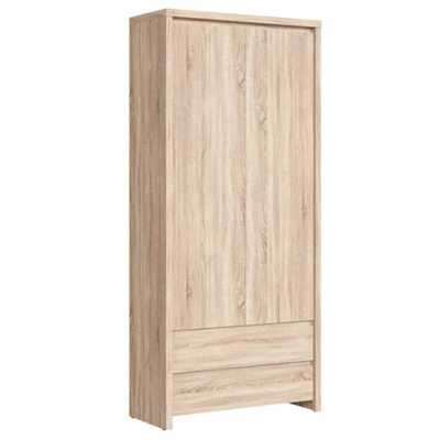 BRW KASPIAN (REG2D2S-DSO/DSO) két ajtós, két fiókos szekrény - sonoma